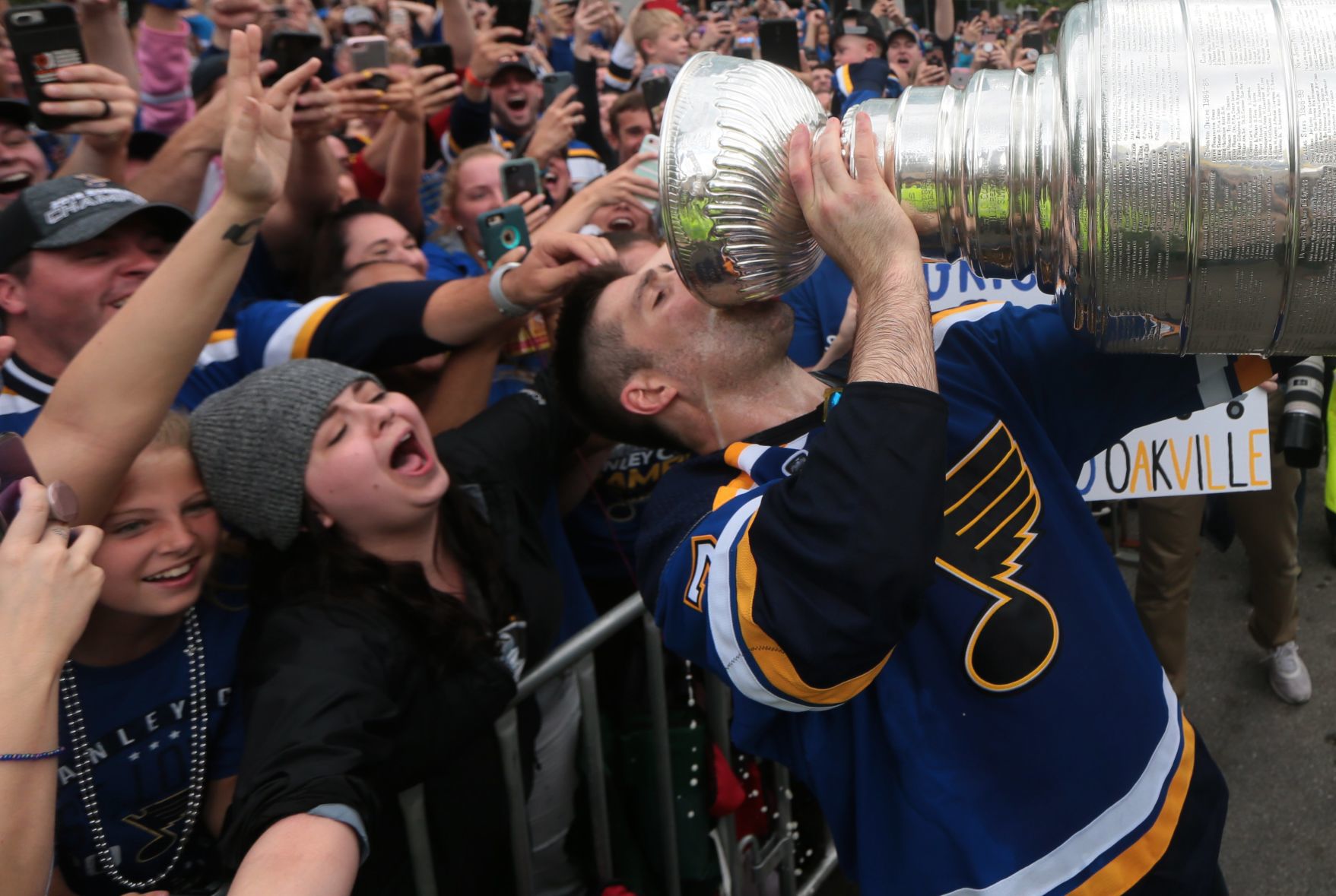 Scenes from Blues Stanley Victory Parade